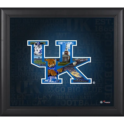 Kentucky Wildcats Framed 15'' x 17'' Team Heritage Collage
