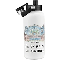 Bouteille d'eau aquarelle Laura Wilcox des Wildcats du Kentucky (960 ml)