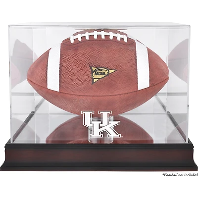 Kentucky Wildcats Mahogany Base Logo Football Display Case with Mirror Back