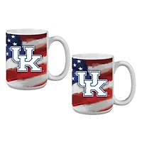 Kentucky Wildcats  Two-Pack 15oz. Americana Mug Set