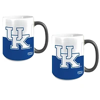 Kentucky Wildcats Two-Pack 15oz. Reveal Mug Set