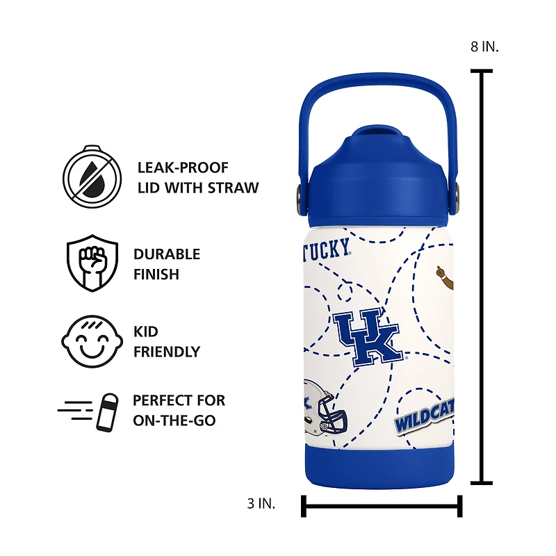 Logo Brands Kentucky Wildcats 12oz. Mascot Bottle