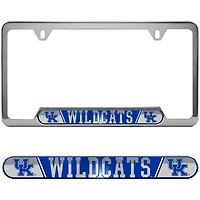 Cadre de plaque d'immatriculation en relief des Wildcats du Kentucky