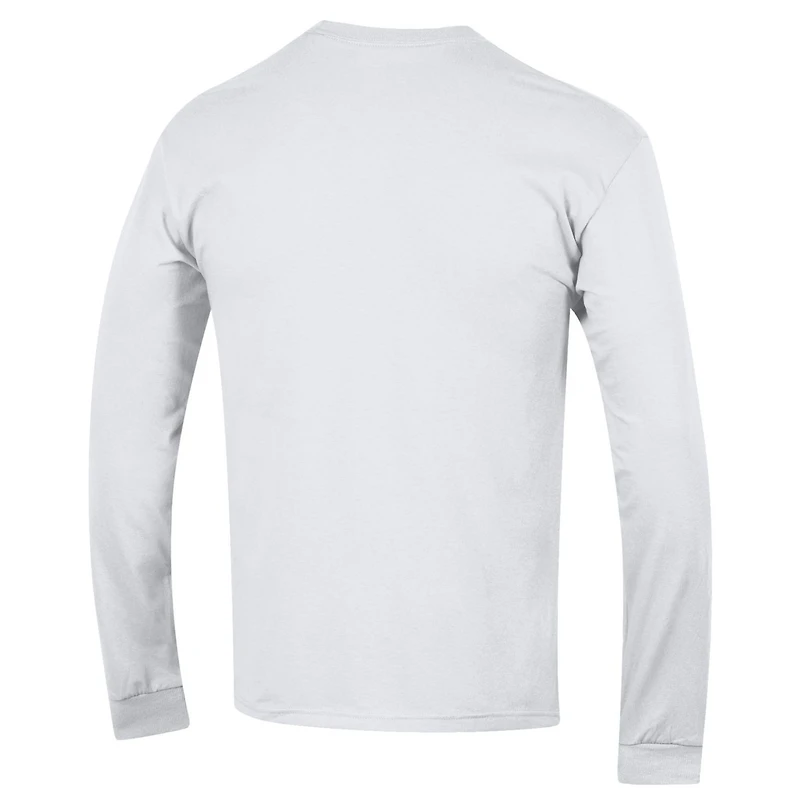Men's Champion  White Kentucky Wildcats Arch Over Logo Long Sleeve T-Shirt