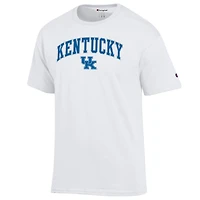 T-shirt blanc avec logo Arch Over des Kentucky Wildcats pour homme