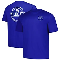 Men's Fanatics  Royal Kentucky Wildcats Big & Tall Fast Break 2 Hit T-Shirt