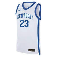 Maillot de basket-ball Nike Anthony Davis pour homme, blanc, Kentucky Wildcats, réplique performance