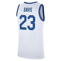 Maillot de basket-ball Nike Anthony Davis pour homme, blanc, Kentucky Wildcats, réplique performance