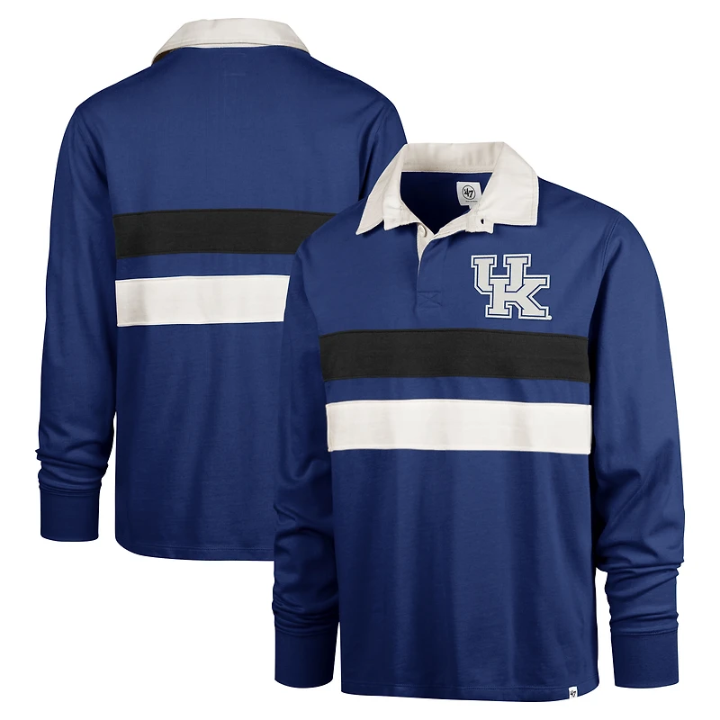 Polo de rugby à manches longues Royal Kentucky Wildcats Clubhouse Knox Thames pour homme '47