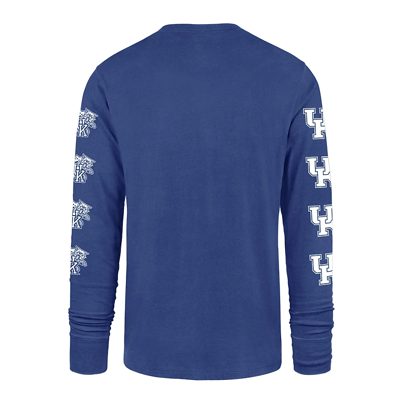 Men's '47 Royal Kentucky Wildcats Go Big Long Sleeve T-Shirt
