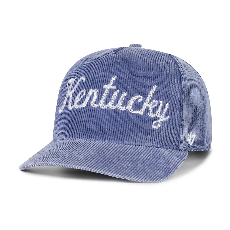 Men's '47  Royal Kentucky Wildcats Reclaim Snow Wash Corduroy Hitch Adjustable Hat