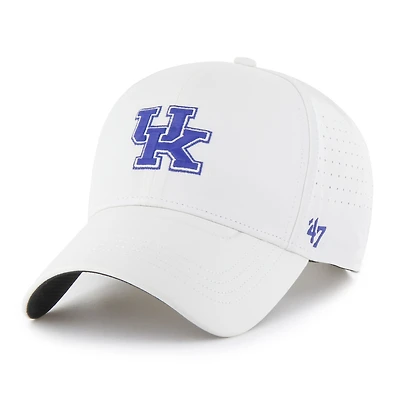 Casquette ajustable MVP Forward Vent des Wildcats du Kentucky, modèle blanc 1947, pour homme