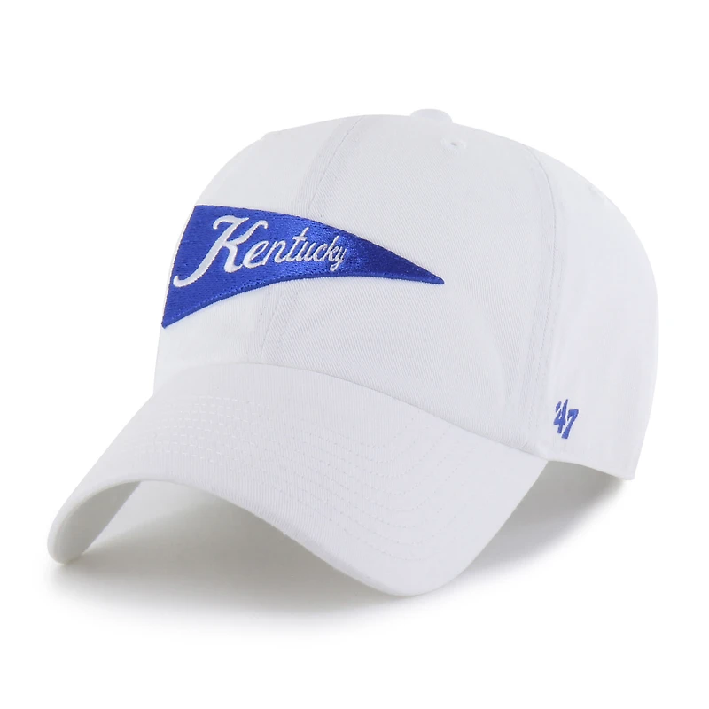 Men's '47 White Kentucky Wildcats Vault Clean Up Adjustable Hat