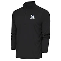 Pull-over à fermeture éclair quart de tour pour homme, couleur anthracite, hommage aux Wildcats du Kentucky