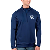 Veste à enfiler demi-zippée pour homme Antigua Royal Kentucky Wildcats Big & Tall Generation