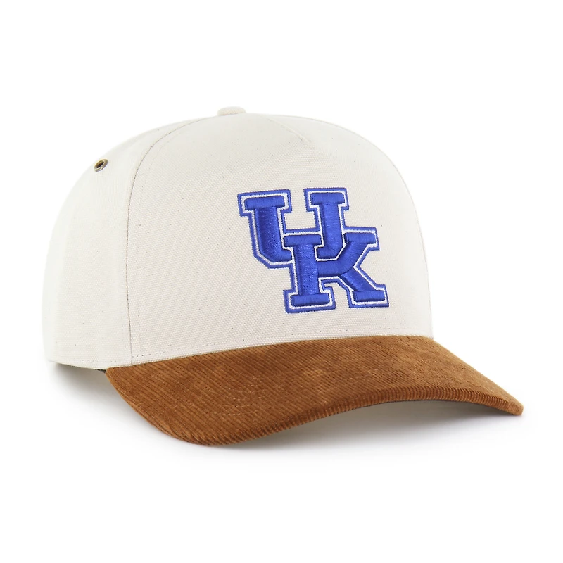 Men's Carhartt x '47 Natural/Brown Kentucky Wildcats Undyed Relaxed Hitch Adjustable Hat