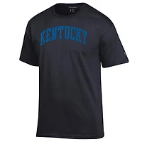 Men's Champion  Black Kentucky Wildcats Basic Arch T-Shirt