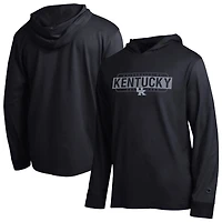 T-shirt à capuche manches longues Champion Black Kentucky Wildcats All-Star pour homme