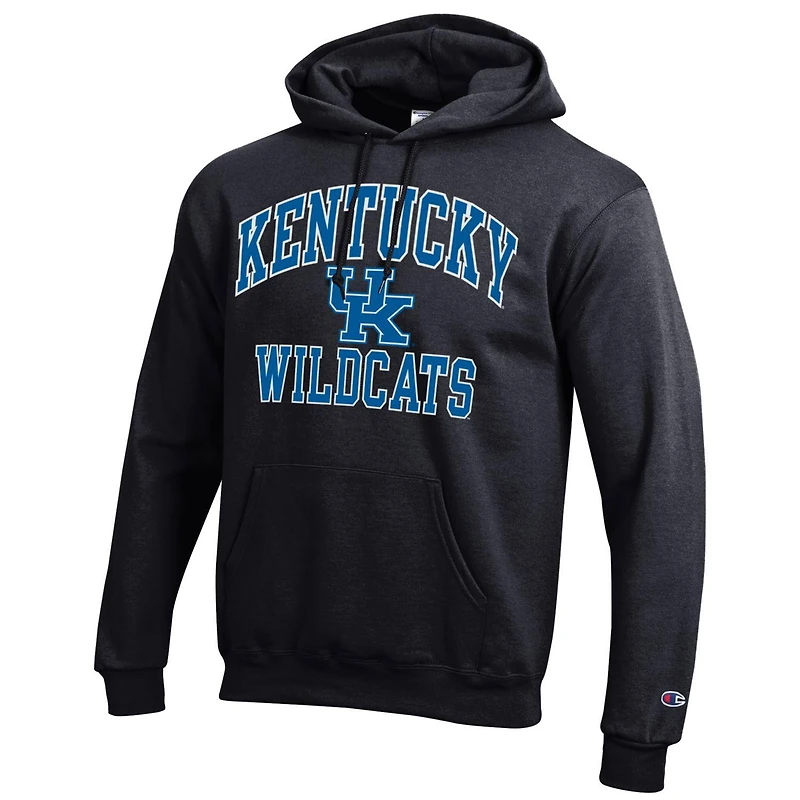 Sweat à capuche Champion Kentucky Wildcats High Motor pour homme, noir