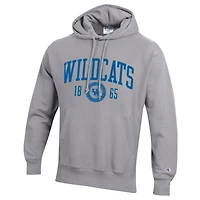 Men's Champion  Heather Gray Kentucky Wildcats Established Reverse Weave Hoodie