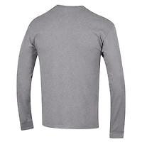 T-shirt à manches longues moteur élevé des Wildcats du Kentucky Champion gris chiné pour homme
