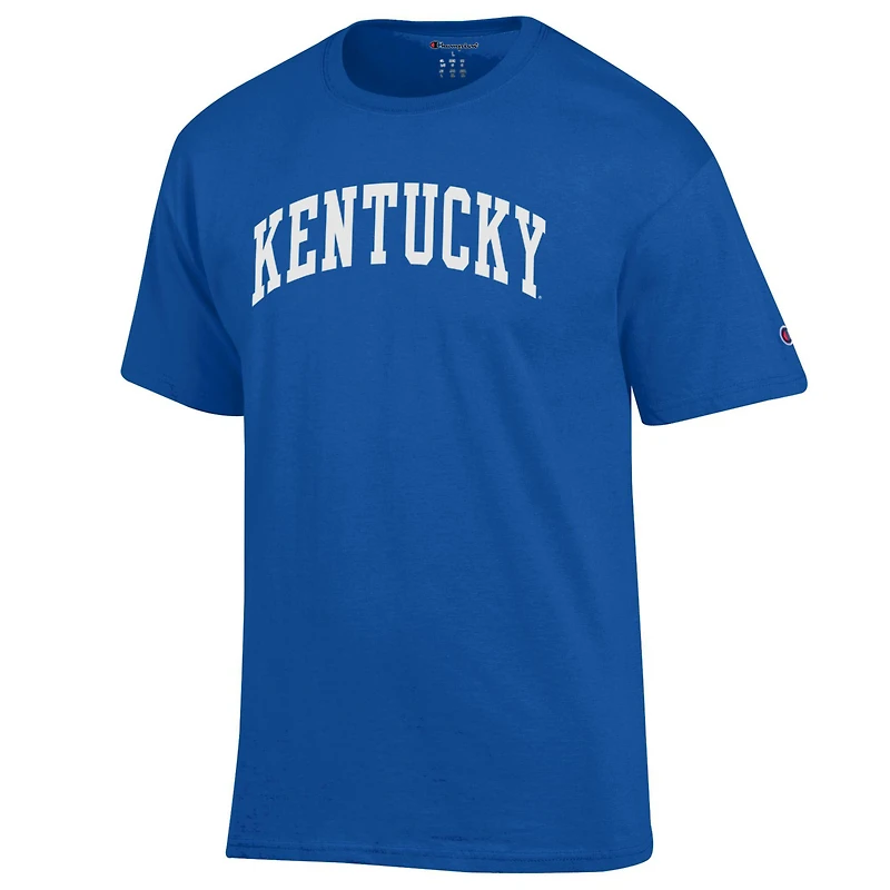Men's Champion  Royal Kentucky Wildcats Basic Arch T-Shirt