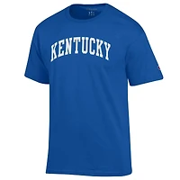 Men's Champion  Royal Kentucky Wildcats Basic Arch T-Shirt