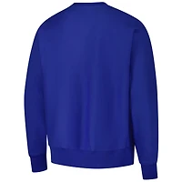Men's Champion Royal Kentucky Wildcats Vault Late Night Reverse Weave Pullover Sweatshirt