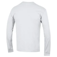 Men's Champion  White Kentucky Wildcats Arch Over Logo 2-Hit Long Sleeve T-Shirt