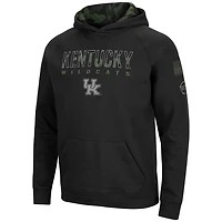 Sweat à capuche Colosseum Kentucky Wildcats OHT Big & Tall Raglan pour homme, noir