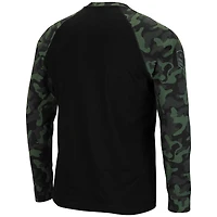 T-shirt à manches longues Colosseum Kentucky Wildcats OHT Military Appreciation Camo Raglan pour homme