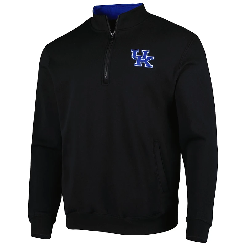 Haut colosseum pour homme Kentucky Wildcats Tortugas noir à quart de zip