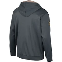 Chandail à capuchon d'appréciation militaire Colosseum Charcoal Kentucky Wildcats OHT pour hommes