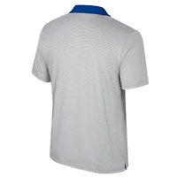 Men's Colosseum Gray Kentucky Wildcats Big & Tall Tuck Striped Polo