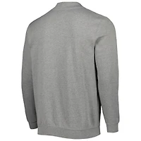 Men's Colosseum Heathered Gray Kentucky Wildcats Tortugas Quarter-Zip Sweatshirt
