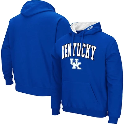Men's Colosseum Royal Kentucky Wildcats Arch & Logo Hoodie