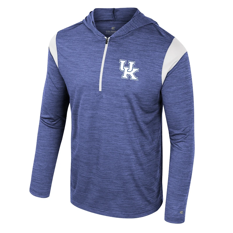 Coupe-vent à demi-zip Colosseum Royal Kentucky Wildcats Dozer pour hommes
