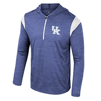 Coupe-vent à demi-zip Colosseum Royal Kentucky Wildcats Dozer pour hommes