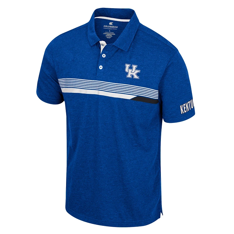 Men's Colosseum  Royal Kentucky Wildcats No Problemo Polo