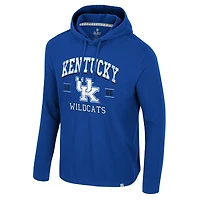 Sweat à capuche délavé pour homme Colosseum Royal Kentucky Wildcats Simoleans