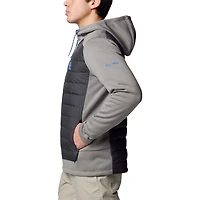 Men's Columbia  Charcoal/Gray Kentucky Wildcats Out-Shield Hybrid Full-Zip Hoodie Jacket