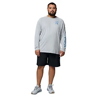 T-shirt à manches longues Omni-Shade gris pour homme Columbia Kentucky Wildcats Big & Tall Terminal Tackle