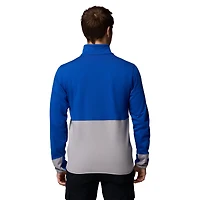 Men's Columbia Royal/Gray Kentucky Wildcats Hike Omni-Wick Half-Zip Pullover