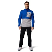 Men's Columbia Royal/Gray Kentucky Wildcats Hike Omni-Wick Half-Zip Pullover