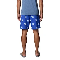 Short imprimé Columbia Royal Kentucky Wildcats Backcast III pour homme