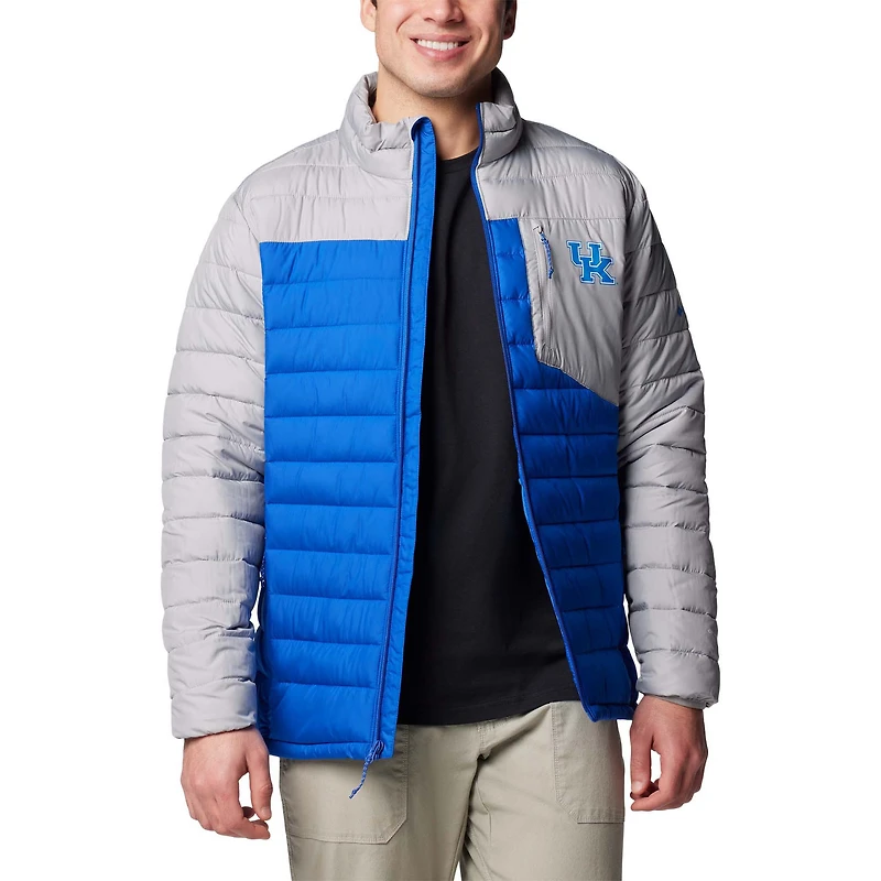 Men's Columbia  Royal Kentucky Wildcats Double Blitz Omni-Heat Infinity Insulated Full-Zip Jacket
