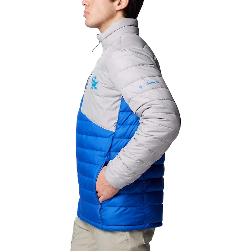 Men's Columbia  Royal Kentucky Wildcats Double Blitz Omni-Heat Infinity Insulated Full-Zip Jacket