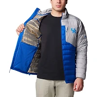 Veste isolante entièrement zippée Columbia Royal Kentucky Wildcats Double Blitz Omni-Heat Infinity pour homme