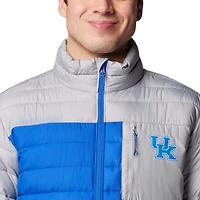 Veste isolante entièrement zippée Columbia Royal Kentucky Wildcats Double Blitz Omni-Heat Infinity pour homme