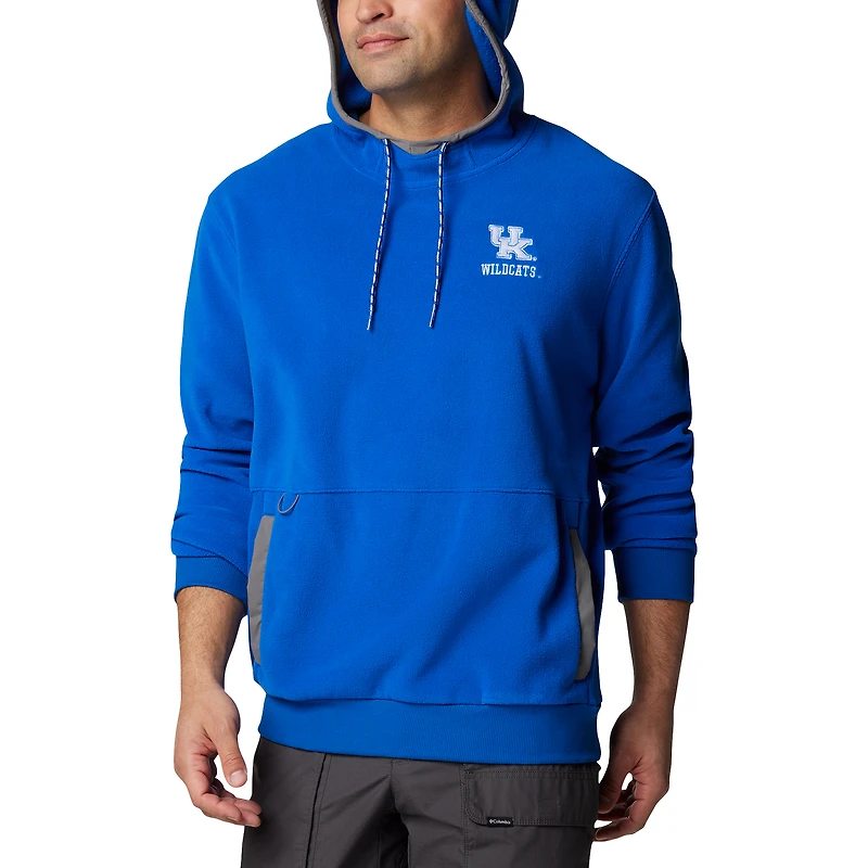 Sweat à capuche en polaire Flanker pour homme Columbia Royal Kentucky Wildcats